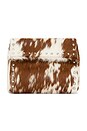 view 1 of 4 Oversized Clutch in Natural