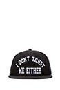 view 1 of 3 I Don't Trust Me Hat in Black