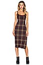view 1 of 4 Cameron Dress in Plaid in Nevermind