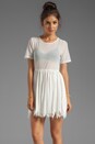 view 1 of 6 Shredder Dress in White