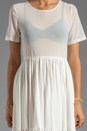 view 5 of 6 Shredder Dress in White
