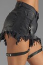view 5 of 6 Harness Shorts in Black