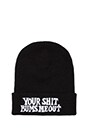view 1 of 3 Your Shit Beanie in Black