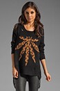 view 1 of 4 Weed Leopard Sweater in Black