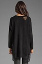 view 2 of 4 Weed Leopard Sweater in Black