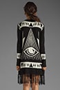 view 4 of 6 Psychic Poncho in Black