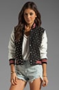 view 1 of 6 Drop Out Jacket in Black/White in Black & White