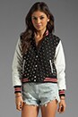 view 2 of 6 Drop Out Jacket in Black/White in Black & White