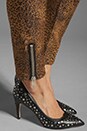 view 7 of 8 Iggy Slit Knee Pant in Leopard