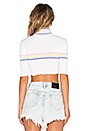 view 3 of 3 Relly Crop Top in White & Multi