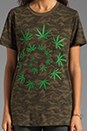 view 3 of 4 Camo Weed Tee in Camo