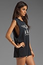 view 2 of 5 Bra Undone Muscle Tee in Black