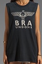 view 4 of 5 Bra Undone Muscle Tee in Black