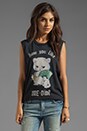 view 1 of 4 Like Meow Graphic Tank in Black