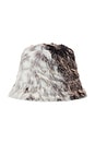view 3 of 3 Yeoman Bucket Hat in Dark Leopard in Snow Leopard