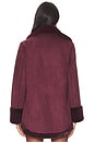 view 3 of 4 Perfect Stranger Jacket in Burgundy