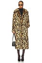 view 2 of 4 Long Song Coat in Light Leopard