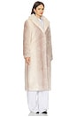 view 3 of 4 White Plains Coat in Ombre Cream