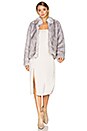 view 4 of 4 Silver Lining Faux Fur Jacket in Grey