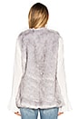 view 3 of 4 Silver Lining Faux Fur Vest in Grey