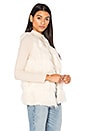 view 2 of 4 Malibu Dream Faux Fur Vest in Ivory