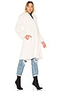 view 2 of 3 ABRIGO PIEL SINTÉTICA DE LA CREAM in Ivory