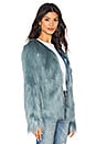 view 2 of 4 Unreal Dream Faux Fur Jacket in Teal