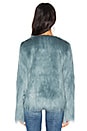 view 3 of 4 Unreal Dream Faux Fur Jacket in Teal