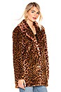 view 3 of 5 Perfect Faux Fur Jacket in Ocelot