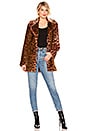 view 5 of 5 Perfect Faux Fur Jacket in Ocelot