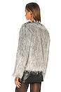 view 3 of 5 CHAQUETA PIEL SINTÉTICA FIRE AND ICE in Grey & Silver