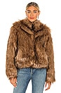 view 2 of 5 Unreal Faux Fur Delish Jacket in Mocha
