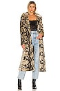 view 1 of 3 Madam Grace Faux Fur Coat in Natural Serpent