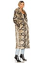 view 2 of 3 Madam Grace Faux Fur Coat in Natural Serpent