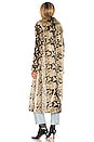 view 3 of 3 Madam Grace Faux Fur Coat in Natural Serpent