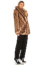 view 2 of 3 Fascination Faux Fur Jacket in Mocha