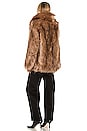 view 3 of 3 Fascination Faux Fur Jacket in Mocha