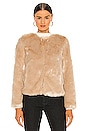 view 3 of 6 Flash Faux Fur Jacket in Beige