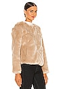 view 4 of 6 Flash Faux Fur Jacket in Beige