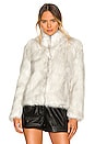 view 2 of 5 Fur Delish Faux Fur Jacket in Swiss White