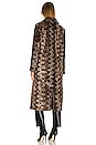 view 4 of 4 So Long Faux Fur Coat in Spotted Leopard
