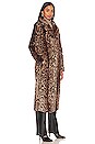 view 2 of 3 Alpha Faux Fur Coat in Leopardess