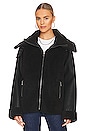 view 2 of 5 Symbiosis Faux Fur Jacket in Black