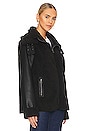 view 3 of 5 Symbiosis Faux Fur Jacket in Black