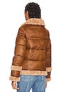 view 4 of 5 Ripple Puffer Jacket in Truffle Brown