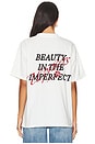 view 4 of 5 Beauty in The Imperfect Tee in White