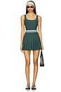 view 1 of 3 Peached Lucette Pleated Dress in Eden