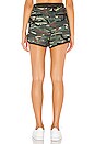 view 3 of 4 Army Camo High Waisted Short in Army Camo