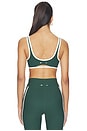view 3 of 4 Santa Fe Brielle Scoop Sports Bra in Jungle Green