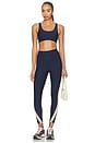 view 4 of 4 Toscan Harley Scoop Sports Bra in Navy